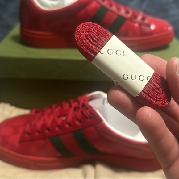 Gucci Ace GG Crystal Canvas for Men’s - Picture 11 of 12